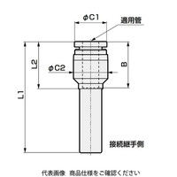 CKD ニュージョイントステンレスタイプ ZSP Series ZSPーJ ZSP-J10-4 1セット(10個)（直送品）