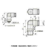 CKD ニュージョイントステンレスタイプ ZSP Series ZSPーL ZSP-L6-6 1セット(10個)（直送品）