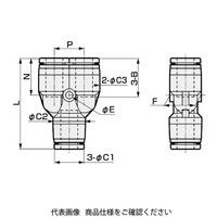 CKD ニュージョイントステンレスタイプ ZSP Series ZSPーY ZSP-Y8 1セット(10個)（直送品）