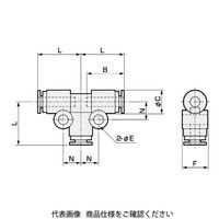 CKD ニュージョイントステンレスシリーズ ZW Series ZWーT8 ZW-T8-0 1セット(10個)（直送品）