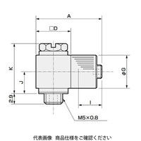 CKD 超小形ジョイント FCL6ーM5 FCL6-M5 1袋(10個)（直送品）