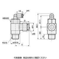 CKD ブロックバルブFPV Series FPVー10Aー08 FPV-10A-08 1個（直送品）