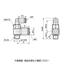 CKD ブロックバルブ FPV Series FPVー6Aー08 FPV-6A-08 1個（直送品）