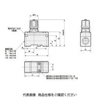 CKD スピードコントローラ 中口径タイプ SC1 Series SC1ー SC1-6-X1 1個（直送品）