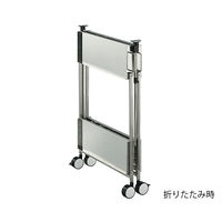 伸和 折りたたみステンレスハンディカート No.1 1台 7-3737-01（直送品）