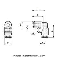 CKD エルボ GWL6ー0ーP80 GWL6-0-P80 1袋(10個)（直送品）