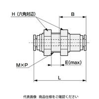 CKD バルクヘッド(隔壁用ユニオン) GWS10ー0ーXーP80 1袋(10個)（直送品）