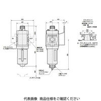 CKD ルブリケータ 標準白色シリーズ L1000ーWシリーズ L1000 L1000-8-W-X1 1個（直送品）