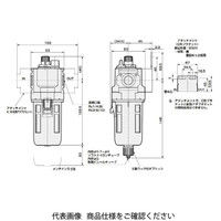 CKD ルブリケータ 標準白色シリーズ L3000ーWシリーズ L3000 L3000-8-W-CX1 1個（直送品）