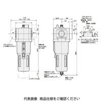 CKD ルブリケータ 標準白色シリーズ L8000ーWシリーズ L8000 L8000-25-W-CX1-A25W 1個（直送品）