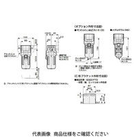 CKD オイルミストフィルタ 標準白色シリーズ M3000ーWシリーズ M M3000-8-C6-P70-B 1個（直送品）