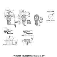 CKD レギュレータ 標準白色シリーズ R4000ーWシリーズ R4000 R4000-15-W-LX1 1個（直送品）
