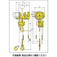 キトー KITO CBSG010 ギヤード結合マイティ(M3) 1TONX2.5M 1台（直送品）