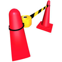 マーベル テープ式保安柵 コーンバーテープ JCT400 1個