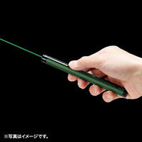 サンワサプライ レーザーポインター LP-GL1013G 緑色レーザー ペン型 単4乾電池×2 連続使用3時間（直送品）