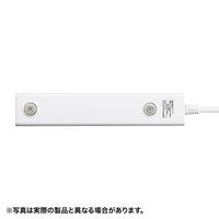 サンワサプライ　マグネット付雷ガードタップ　ホワイト　2P式/6個口/3m/マグネット付/ホコリ防止シャッター付TAP-SP2116MG-3W 1個（直送品）