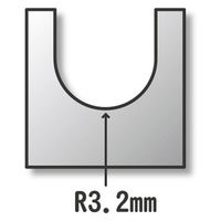 キソパワーツール トリマービット 丸溝R3.2mm 29030（直送品）