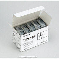 テプラPROテープカートリッジ 白 9mm 1箱（5個入）（わけあり品）