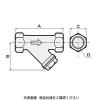 CKD Y形ストレーナ YSー10 YS-10 1台（直送品）