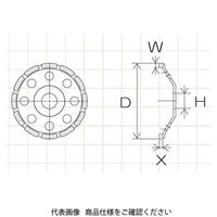 呉英製作所 呉英 カップ型ホイール 2060 1枚（直送品）