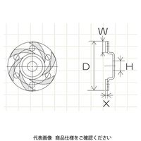 呉英製作所 呉英 スクリューカップホイール 2007 1枚（直送品）
