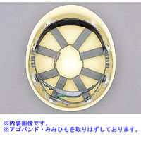 DICプラスチック ABS製ヘルメット MGA 通気孔無/ライナーMP/内装G1 クリーム 1個（直送品）