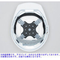 DICプラスチック ABS製ヘルメット RSA 通気孔無/ライナーRSA・内装RSA 黄 1個（直送品）