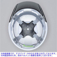 DICプラスチック ABS製ヘルメット SYA-S 通気孔無/ライナーK9A/内装SF ピュアグリーン 1個（直送品）