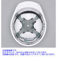 DICプラスチック ABS製ヘルメット SYA-XV ベンチレーション/ライナー無/内装X2 ピュアグリーン 1個（直送品）