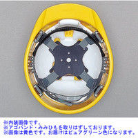 DICプラスチック ABS製ヘルメット SY-C 通気孔無/ライナーSYA/内装SY ピュアグリーン 1個（直送品）