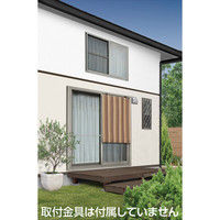 タカショー 軒下シェード モカストライプ モカ GNS-818MS 幅880×高さ1800mm 1枚（直送品）