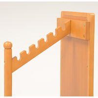 【軒先渡し】萩原 回転ミラー VD-7029NA ナチュラル （約）幅φ45×高さ170cm 1台（直送品）