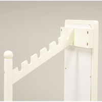 【軒先渡し】萩原 回転ミラー VD-7029NW ホワイト （約）幅φ45×高さ170cm 1台（直送品）