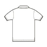 KAZEN KAZEN ライン入りポロシャツ オレンジレッド S 236-04（直送品）