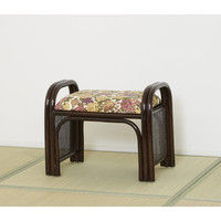 【車上渡し】関家具 ラタンらくらくスツール ミドル 23461 1脚（直送品）