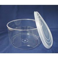 日本メデカルサイエンス シール容器 φ150mm 1400mL M1-084-06 1個 61-3518-11（直送品）