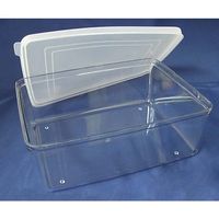 日本メデカルサイエンス シール容器 角型 2600mL M1-085-08 1個 61-3518-25（直送品）