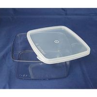 日本メデカルサイエンス シール容器 角型 600mL M1-085-10 1個 61-3518-27（直送品）