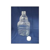 日本メデカルサイエンス ペットボトル 2L リブ付 M1-354-07 1本 61-3518-73（直送品）