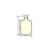 フロン工業 ETFE大型回転成型容器 細口5L F-1013-01 1個 61-4375-86（直送品）