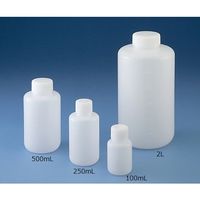 ニッコー・ハンセン Jボトル丸型 細口(ナチュラル) 100mL 1本 1500ー12 15-0012-55（直送品）
