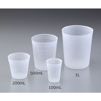 ニッコー・ハンセン PPディスポビーカー 300mL 1個 3014-04 30-1404-55（直送品）