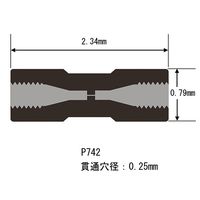 IDEX 2方ユニオン・フィッティング(コーン接続) P760ー01 P760-01 1個 62-1347-42（直送品）