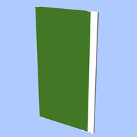 トーカイスクリーン MSパネル エンドパネル幅100mm（高さ1830mm用）高さ1830×幅100×厚さ36mm MS-1801 1枚（取寄品）