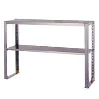 東製作所 ステンレス二段平棚 1200×300×800 OS-1200-300 1個 61-4439-10（直送品）