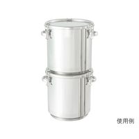 MONOVATE PTFEパッキン付積み重ね式ステンレス密閉容器 10L CTH-STA-PTFE-24 1個 62-1369-28（直送品）