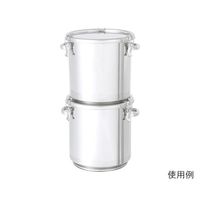 MONOVATE PTFEパッキン付テーパー型積み重ね式密閉容器 36L TP-CTH-STA-PTFE-36 1個 62-1370-42（直送品）