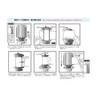 日本緑十字社 バリアライン カラーコーン用本体 文字入りテープ付き バリアラインー2 1台 61-9937-31（直送品）