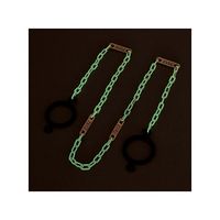 日本緑十字社 チェインバー カラーコーン用「立入禁止」蓄光タイプ CHB-S-YL 1本 61-9937-35（直送品）