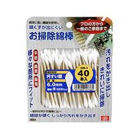 藤原産業 SK11 お掃除綿棒円すい型6.0mm OM-3 40ホンイリ 1個 62-2848-82（直送品）